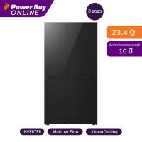 ราคา LG ตู้เย็น Side by Side 23.4 คิว Inverter (สีกระจกดำ) รุ่น GC-B257KGHW.ABMPLMT (41210461706)