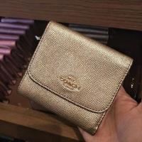 ราคา COACH small wallet in platinum metallic (705863275)