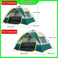 ราคา sportsstar.th ADBEN กลางแจ้งเต็นท์ป๊อปอัพกันน้ำแบบพกพาทันทีอัตโนมัติตั้งแคมป์สำหรับ 2-3/3-4 คนครอบครัวเดินป่าแบกเป้ (40225189431)