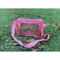 ราคา กระเป๋าพลาสติกใส PVC สีชมพู สะพายข้าง (3591371732)