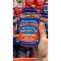 ราคา ไม่แท้คืนเงิน Pure Alaska Omega Wild Alaskan Salmon Oil Omega 3 น้ำมันปลาแซลมอนแท้ % นำเข้าจาก USA ไม่แท้คืนเงิน (20578516536)