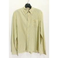 ราคา เสื้อเชิ๊ตแขนยาว HOLLISTER แท้ ขนาด XL ลายแถบลง เหลืองฟ้า อก 46" ยาว 28" (19813795807)