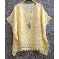 ราคา เสื้อลูกไม้ สีเหลือง (2041041921)