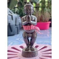 ราคา กุมารทองพรายแก้ว ขนาดบูชา พระอาจารย์พรสิทธิ์ วัดสว่างอารมณ์ เนื้อโลหะอาถรรพณ์รมดำ (23605301929)