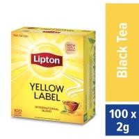 ราคา ชาลิปตัน ชนิดซอง Lipton Yellow Label Tea ขนาด 100 ซอง (21530821631)