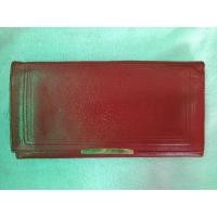 ราคา กระเป๋าสตางค์หนังแท้สีแดง (21144349339)