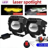 ราคา 【YH MOTO】ไฟสปอร์ตไลท์ led Car สปอร์ตไลท์ มอเตอร์ไซค์สปอร์ตไลท์ไฟledติดรถยนต์ ไฟสปอร์ตไลท์มอเตอร์ไซค์ ไฟหน้ารถยนต์ LED (48051997709)