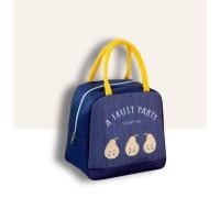 ราคา กระเป๋าเก็บอุณหภูมิ ถนอมอาหาร ใส่กล่องข้าว/ปิ่นโต อเนกประสงค์ ใบใหญ่ลายผลไม้ (43153436108)