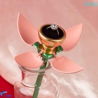 ราคา กล่องแหวนข้อเสนอดอกไม้ LUNASOL, กล่องเครื่องประดับบานอัตโนมัติสีชมพูหรูหรา, ของขวัญกล่องแหวนดอกกุหลาบกันฝุ่นกันน้ําสีแดงอเนกประสงค์ (53504371866)