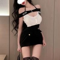 ราคา GSexy Lingerie Air Stewardess Uniform Roleplay Underwear Female Broadcast Host Pure Desire Police Cosplay Costumes Porno (41905802859)