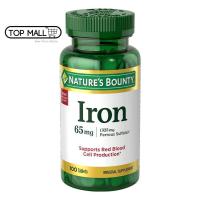 ราคา Nature's Bounty, Iron, 65 mg, 100 Tablets (52901502377)