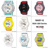 ราคา ลดล้างสต้อก!!! Clearance Casio Baby-G นาฬิกาข้อมือ สายเรซิ่น รุ่น BGA-180 series BGA-180BE BGA-185FS BGD-180 (262781662)