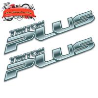 ราคา สติ๊กเกอร์ Sticker TRITON PLUS สี Black L200 Triton Mitsubishi 4 ประตู ปี2005 - 2014 (7382018165)