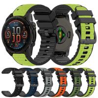 ราคา เหมาะสําหรับ Garmin Fenix8/Fenix7X/Fenix6/Fenix5 Series สติกเกอร์ไนลอนสายรัดซิลิโคน (57352023569)
