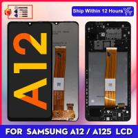 ราคา SAMSUNG 6.5 "สําหรับSamsung Galaxy A12 LCD A125F SM-A125F A125 จอแสดงผลTouch Screen DigitizerสําหรับSamsung A12 เปลี่ยนหน้าจอ (46954672876)