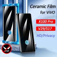 ราคา ฟิล์มเซรามิค แบบนิ่ม ป้องกันหน้าจอ สําหรับ VIVO X100 X90 X80 X70 Pro plus V29 Y100 VIVO iQ00 11 Pro (25314443230)