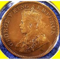 ราคา เหรียญ​อินเดีย​เก่า British India, 1/4Anna, (​ยุค​ George​V), #​3118,ใช้แล้ว (18593202870)