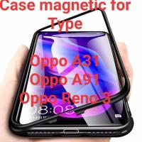ราคา Oppo A31 A91 Reno 3 Reno 4 Case แม่เหล็กพรีเมียม 2 in 1 (43505723046)