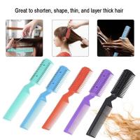 ราคา หวีซอยผม 2 ใบมีด ชิ้นเดียวจบ ** 20 x 2.8 ซม ** ได้ทั้งหวีและซอยผมในด้ามเดียว ที่ซอยผม ใบมีดซอยผม (10013473461)