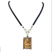 ราคา จี้หลวงปู่ทวด+สร้อยเชือก เนื้อว่านมหามงคล108 (2528764693)