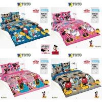 ราคา ใหม่! 4 ลาย TOTO ชุดผ้าปูที่นอน โตโต้ มิกกี้เม้าส์ มินนี่เมาส์ #Total มิกกี้ มินนี่ Mickey Minnie (1349977468)
