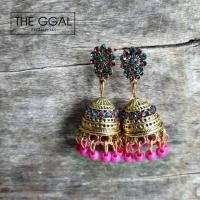 ราคา #ต่างหูอินเดีย ทรงระฆัง (2652480972)