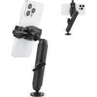 ราคา ที่วางโทรศัพท์ติดผนังสําหรับรถบรรทุก/รถ/เรือ/ผนัง/โต๊ะ,เข้ากันได้กับ iPhone 3.5 ~ 7.5 นิ้ว/ Nexus/HTC/LG/Huawei/Smart Phones,360°ขายึดฐานเจาะแขนโลหะผสมอลูมิเนียม (56203279587)