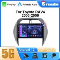 ราคา Srnubi Android 12.0 Car Radio For Toyota RAV4 RAV 4 2003 - 2005 Multimedia Player 2Din Carplay Navi (51304561063)