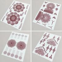 ราคา Henna tattoo stickers Indian Waterproof temporary hand tattoo stickers Lasting for Wedding Beach Festivals Parties (16493405070)