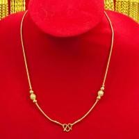 ราคา สร้อยคอทองแต่งข้าง ความยาว 18 นิ้ว ทองชุบ ลายกระดูกงูกลมคั่นโอ่ง คั่นหัวจรวด เรียบหรู ใส่ได้ทุกโอกาส พร้อมส่ง (56455248374)