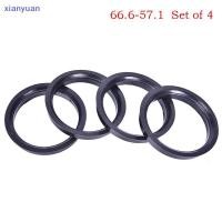 ราคา [xianyuan] 4 ชิ้น 66.6-57.1 มิลลิเมตรล้อพลาสติก Bore Center Collar Hub Centric แหวน XY (54405012096)