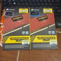 ราคา RAM DDR4(2400) 8GB (4GBX2) Corsair Vengeance LPX Red ประกัน jib LT ตลอดชีพ (4013116468)