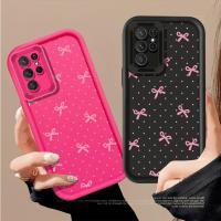 ราคา โบว์สีชมพูรอบ Dot สําหรับ Samsung Galaxy S21 Ultra S22 Ultra S24 Ultra S24 Plus S30 Ultra J2 Prime J4 Prime J4 Plus J6 Plus J6 Prime J7 Prime กันกระแทกฝาครอบปลอก (42957263201)