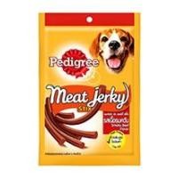 ราคา เพดดิกรี มีท เจอร์กี้ สติ๊ก รสเนื้อรมควัน 240 กรัม (Pedigree Dog Snack Meat Jerky Stix Smoky Beef Flavour 240g)