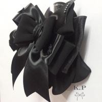 ราคา Bow satin เน็ตติดผม โบว์ติดผม กิ๊ฟติดผม (1376995276)