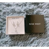 ราคา สร้อยคอ+ต่างหู งานแบรนด์ NINE WEST แท้ (23464135858)