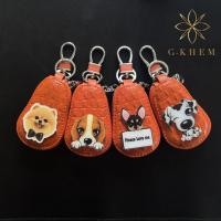 ราคา กระเป๋าเต้าน้องหมาสีส้มใส่กุญแจรถ สามารถใส่กับกุญแจรีโมท หรือ กุญแจพับได้ (22719029320)