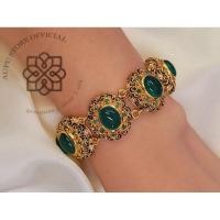 ราคา สร้อยข้อมือพลอยแท้ พลอยโมรา เขียวรับทรัพย์ เสริมมงคล อัญมณีพลอยแท้สินค้ามีใบรับประกันดูแลตลอดการใช้ (26626018997)