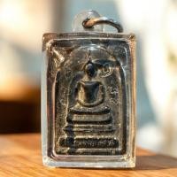 ราคา พระสมเด็จเนื้อผงผสมผงใบลาน เก่าแท้ ไม่ทราบเกจิ มีจารทั้งองค์หน้าหลัง สวยคลาสสิค พระเก่าแท้ (40276461003)