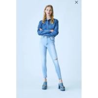 ราคา กางเกงยีนส์ stradivarius ทรงสกินนี่ของแท้ เอวกลาง (22917237296)