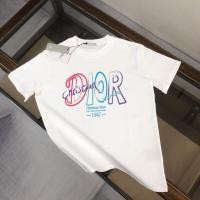ราคา เสื้อยืดแขนสั้น Dior สำหรับทั้งชายและหญิง ต้นฤดูใบไม้ผลิ แบบสไตล์หลวมขนาดใหญ่ พิมพ์ตัวอักษรสีตัดกัน (49755176934)