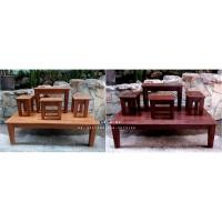 ราคา โต๊ะหมู่บูชา หมู่4 ไม้สักสไตล์มินิมอล โมเดิร์น (6379446735)