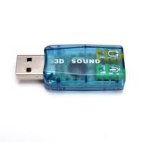 ราคา USB2.0 Channel Virtual 5.1 Effect Audio Sound Card Adapter (6411723094)