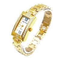 ราคา Royal Crown นาฬิกาข้อมือผู้หญิง สายสแตนเลสชุบทองอย่างดี สีทอง รุ่น 3591-SSL (Gold) (7660580295)