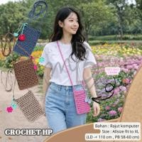 ราคา โครเชต์ Hp - กระเป๋าสะพาย Hp ถักแฮนด์เมดฟรีกระเป๋า Charm (45054700982)