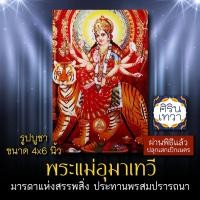 ราคา รูปภาพ พระแม่อุมาเทวี ปางขี่เสือ 4x6 นิ้ว พระศรีมหาอุมาเทวี PVP-102 ปางทรงเสือ ประทานพร สำเร็จสมหวัง พระแม่ปารวตี (11542301423)