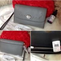 ราคา กระเป๋าสะพาย Coach CHAIN CROSSBODY WITH LACQUER RIVETS (COACH #F39175) HEATHER GREY/SILVER (2152726737)