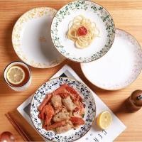 ราคา RTNS SHOP :จาน ชามเซรามิคลายดอก จาน ชามกระเบื้อง จานขนาด 8 นิ้ว, ชามขนาด 8 นิ้ว และชามขนาด 6 นิ้ว มี 4 สี (24450913826)