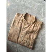ราคา MUJI LINEN - Men's washed linen stand collar (แท้) (29733534304)