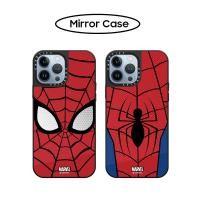 ราคา Casetify ยี่ห้อ Marvel Spider Man กระจกเคสโทรศัพท์พร้อมกล่องสําหรับ IPhone 15 16 17 Pro Max 11 12 13 14 Pro Max 13 Mini 14 15 Plus X XR Xs Max คุณภาพสูงกันกระแทกปลอก (52303952206)